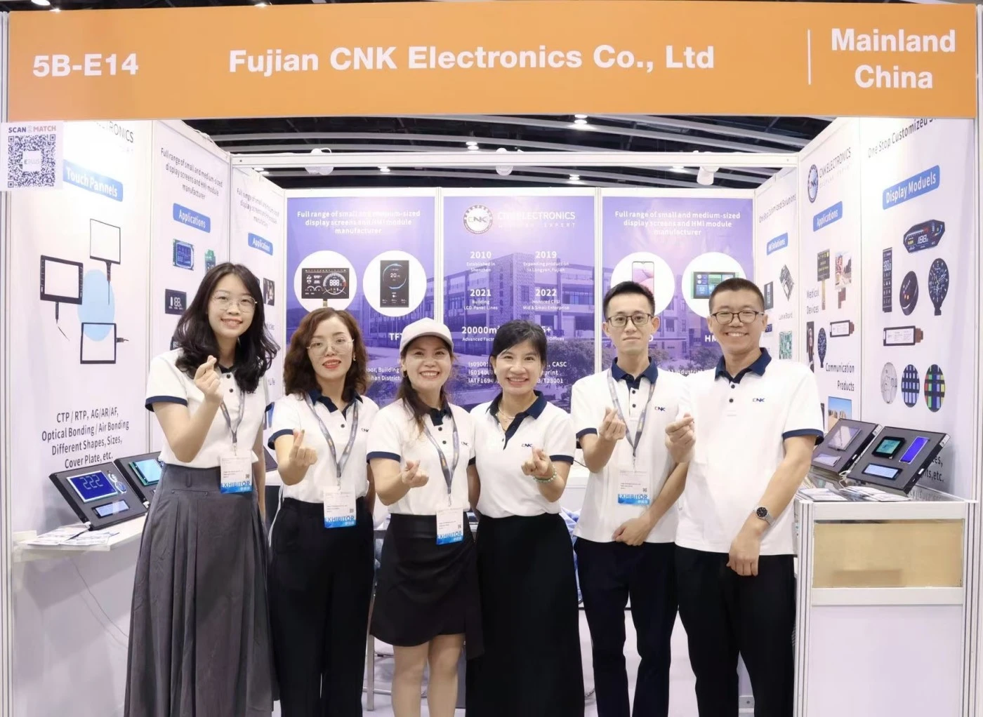 CNK -näyttötuotteet paljastettiin onnistuneesti vuoden 2024 kansainvälisissä elektronisissa komponenteissa ja tuotantotekniikassa Hongkongin näyttely