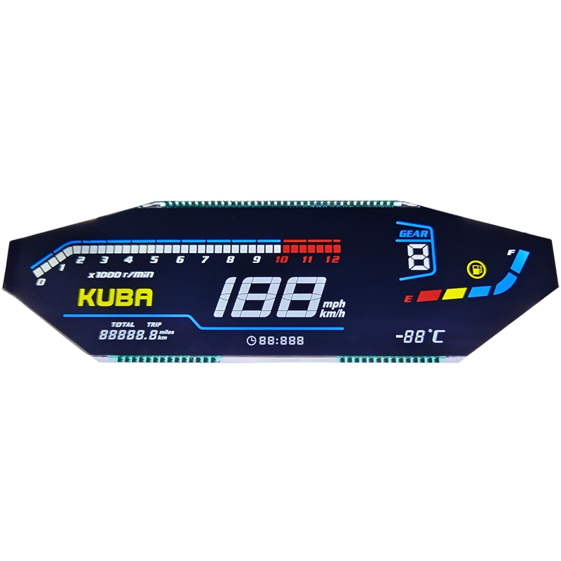 Segmentin LCD autoteollisuudelle